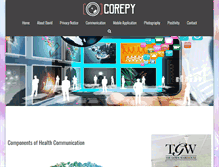 Tablet Screenshot of corepy.org